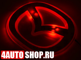 Подсветка для эмблем Mazda - красная