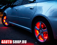 Подсветка колес автомобиля светодиодной лентой