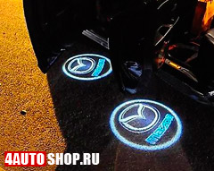 Проекторы в двери автомобилей