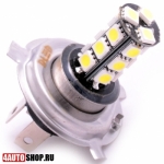 Автомобильные лампы H4  Светодиодная автолампа H4 18 LED SMD5050 Black Dled