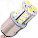 Автомобильные лампы  P21/5W  Светодиодная автолампа P21/5 18 LED SMD5050 + SMD3528