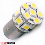  Светодиодная автолампа P21W 9 LED SMD5050 (2шт.)