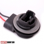 Цоколи для автомобильных ламп  Цоколь для автомобильной лампы P27W-T25-3156 пластмассовый