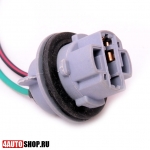 Цоколи для автомобильных ламп  Цоколь для автомобильной лампы W21W-T20-7440 пластмассовый