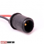 Цоколи для автомобильных ламп  Цоколь для автомобильной лампы T10 (тип 1) пластмассовый