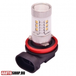 Светодиодная автолампа H11 12 LED SMD2323 + линза 2 CREE