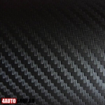  Автомобильная пленка 3D карбон черная