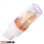  Светодиодная автолампа W21W 4 LED HP с колбой (2шт.)