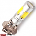  Светодиодная автолампа H3 5 LED HP + линза