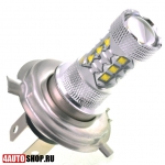 Светодиодная автолампа H4 16 LED CREE