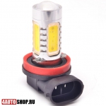  Светодиодная автолампа H8 5 LED HP 7.5W с линзой