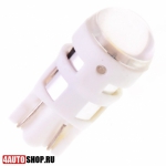 Автомобильные лампы  W5W  Светодиодная автолампа W5W 1 LED SMD + линза