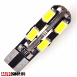  Светодиодная автолампа W5W 12 LED SMD5630