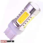  Светодиодная автолампа W21W 1 LED HP + линза (2шт.)