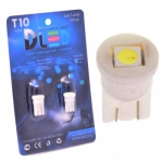 Автомобильные лампы  W5W  Светодиодная автолампа W5W - 1 SMD 5050 (керамическая)
