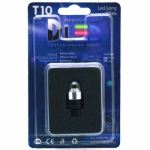  Светодиодная автолампа W5W - 4 SMD3014 + Колба