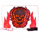  Эквалайзер Skull Fire Black на стекло